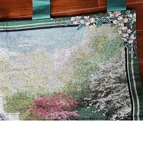 Thomas Kinkade As For Me & My House Tapestry - Picture 5 of 6